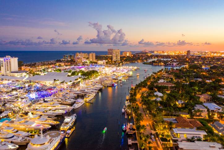ft lauderdale birds eye view
