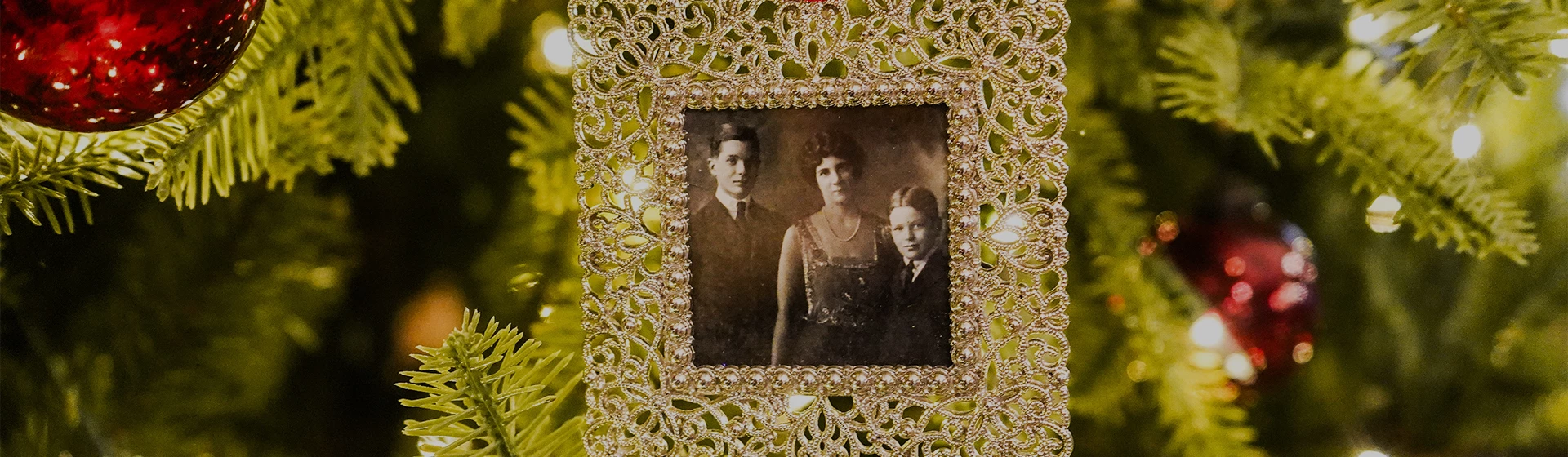 a picture of a family in a frame