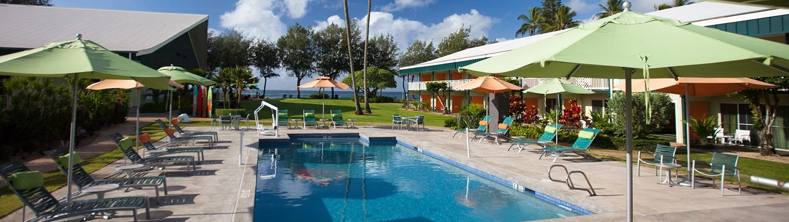 view of property pool