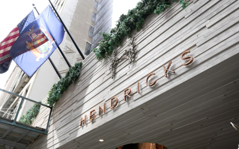 a sign on a building