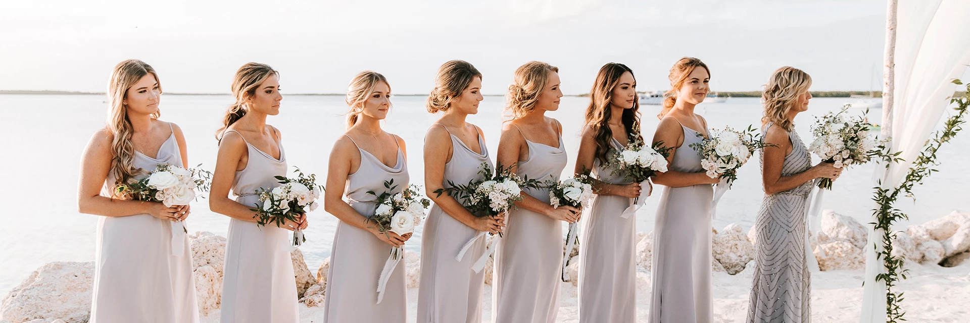 A group of bridemaids.
