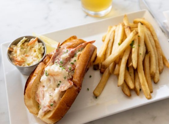 a sandwich and fries on a plate