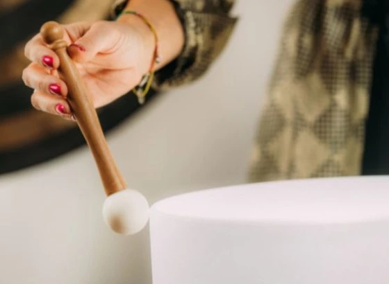 a person holding a stick