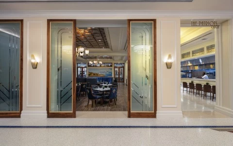 cafe normandie side view showing part side of a kitchen 3