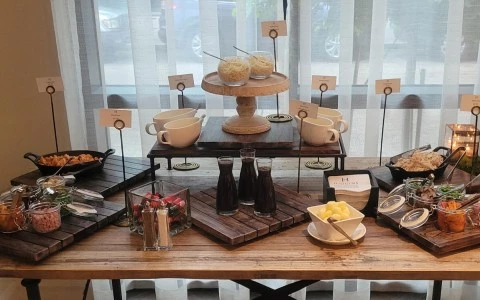 a table with food on it5