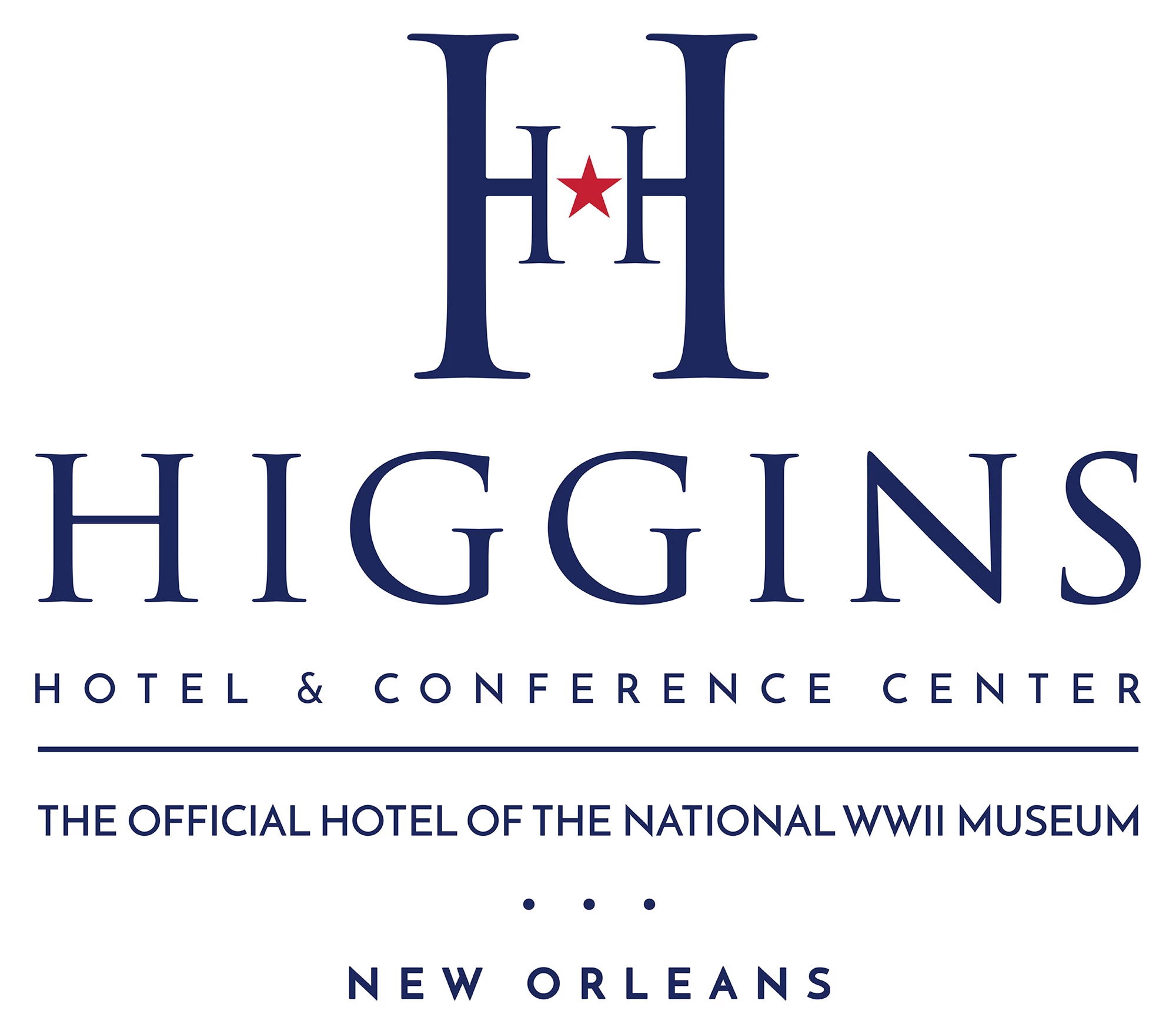 higgins hotel 2018 logo hhcc nola wwii vert0