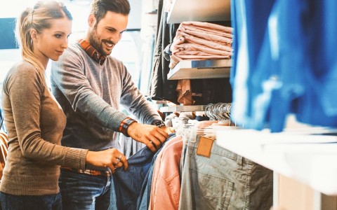 couple shopping 