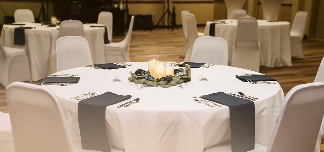 a table set for a dinner party