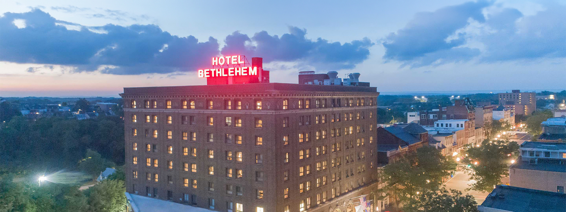 hotel bethlehem exterior of hotel