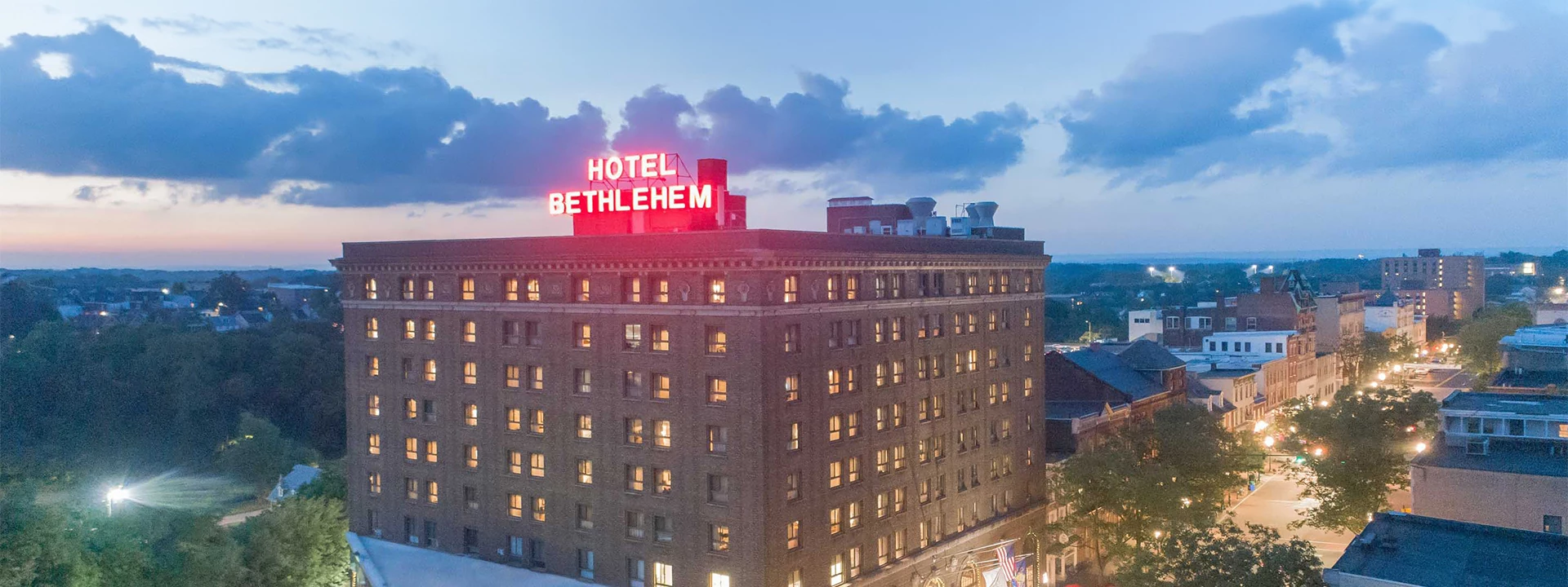 hotel bethlehem exterior of hotel
