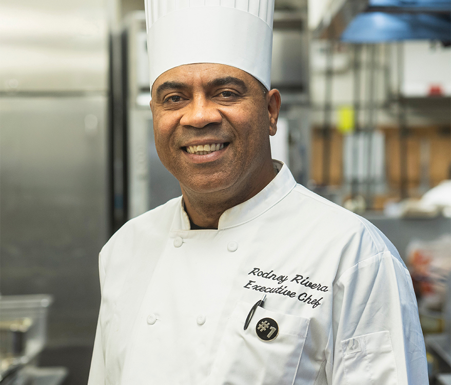 a man in a chef's uniform