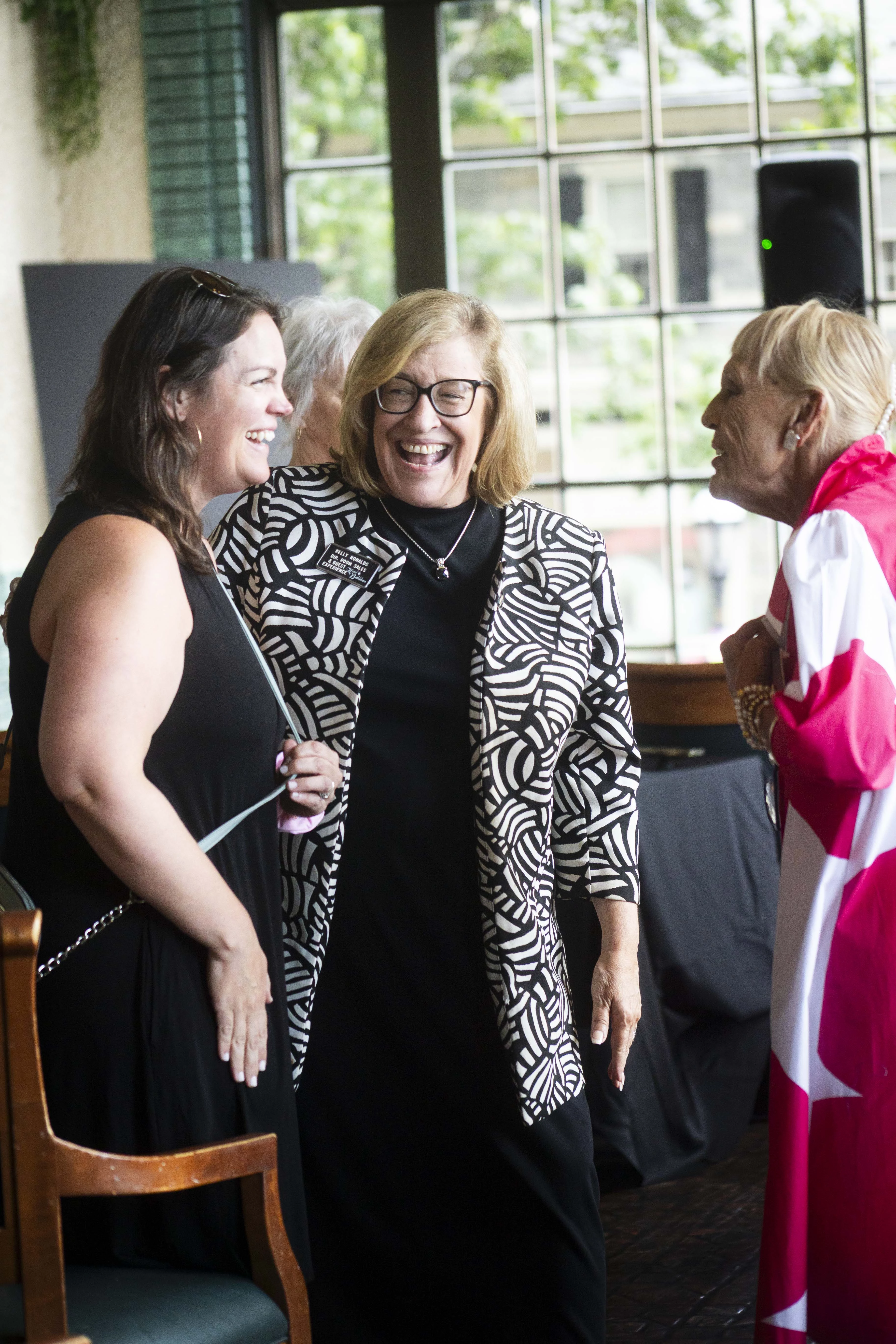 a group of women laughing