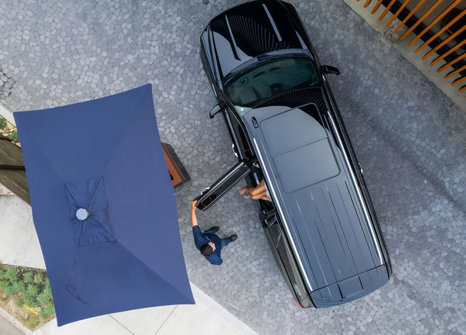a man opening a car door