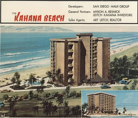 a building on the beach