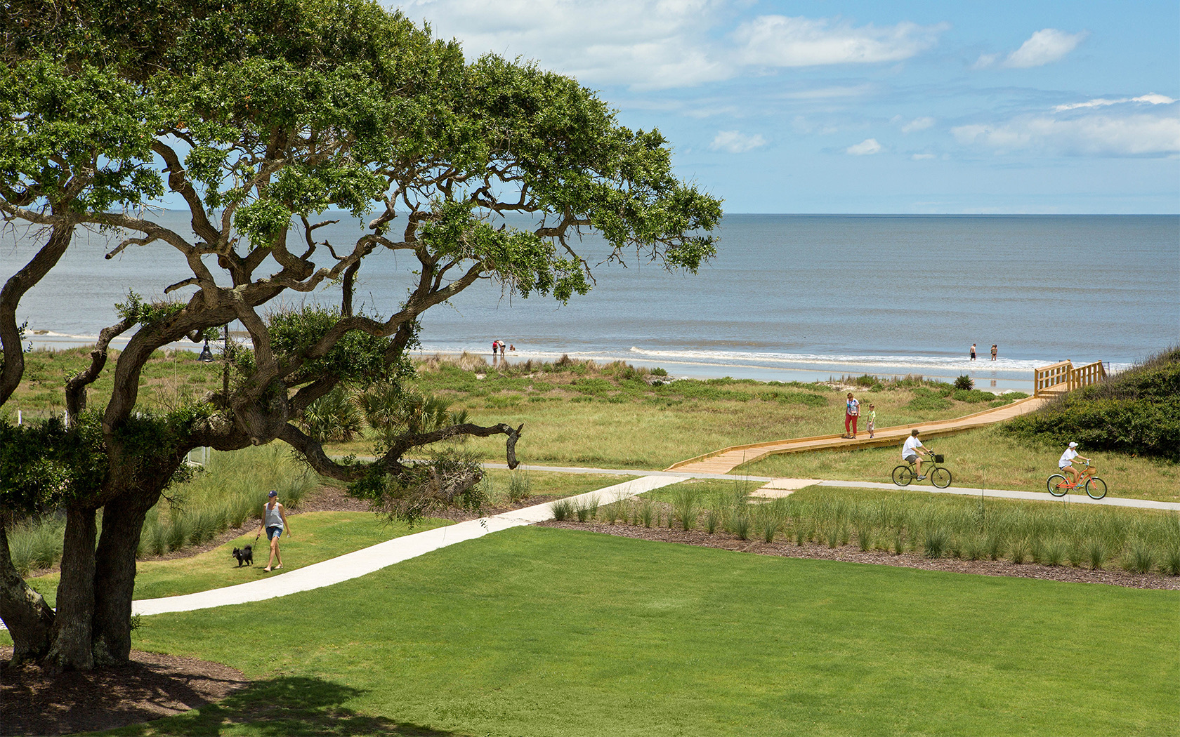 Property view with guest 