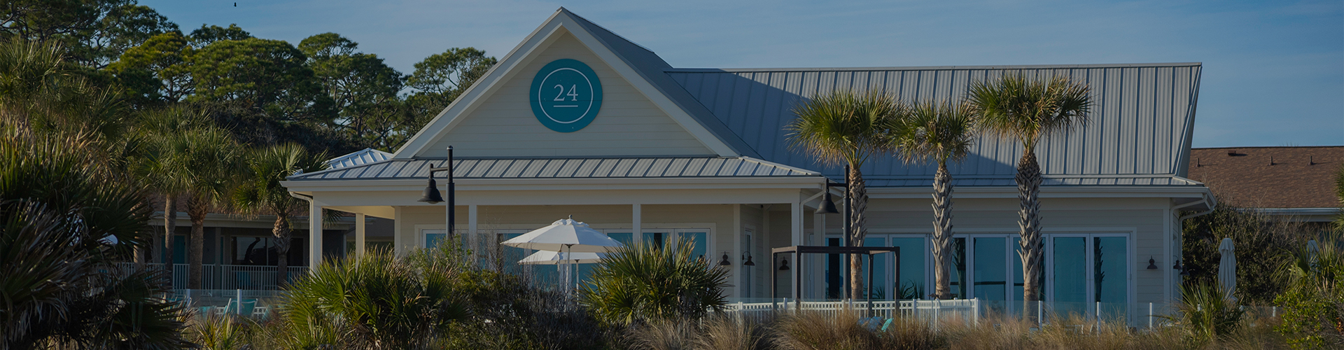 a building with a sign on the front