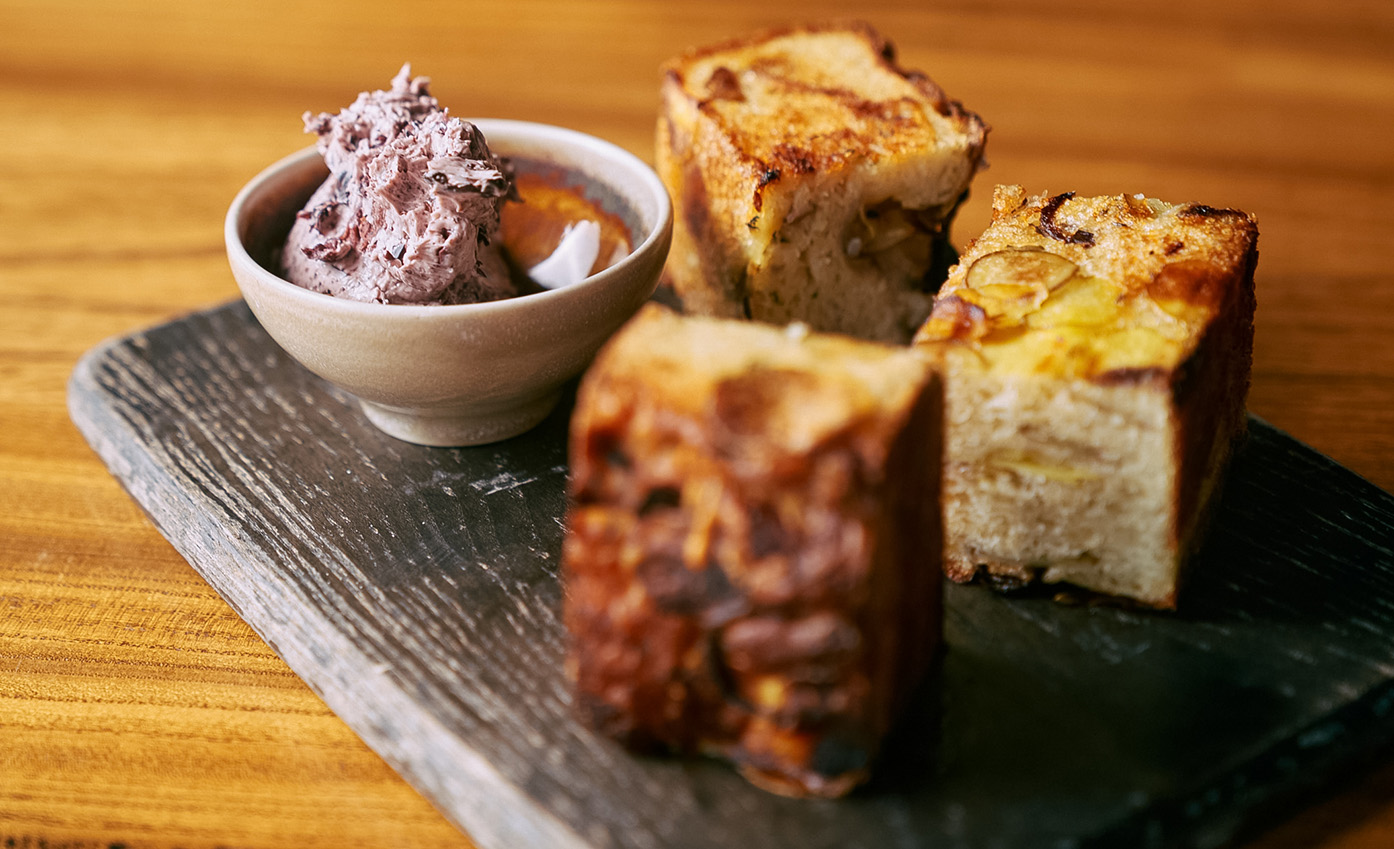 a plate of food on a table