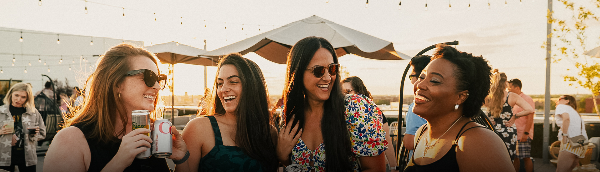 two women smiling at the camera