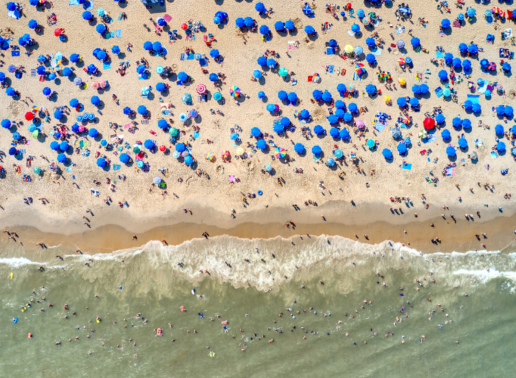 Bethany Beach in summertime