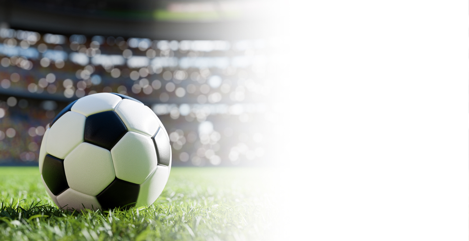 a football ball on grass