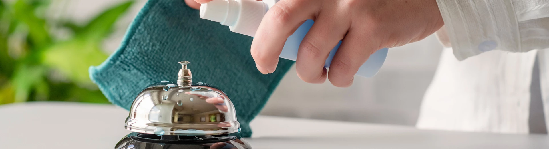 sanitizing a bell