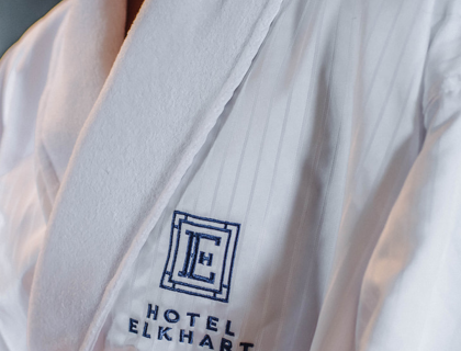a person wearing a white robe