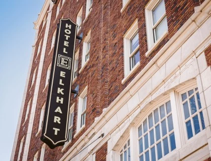 a sign on a building