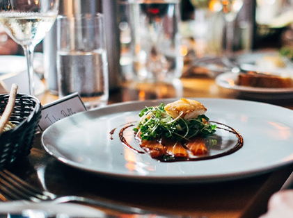 a view of a plate of food