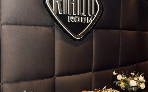 a table with food on it