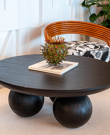 a table with a book on it