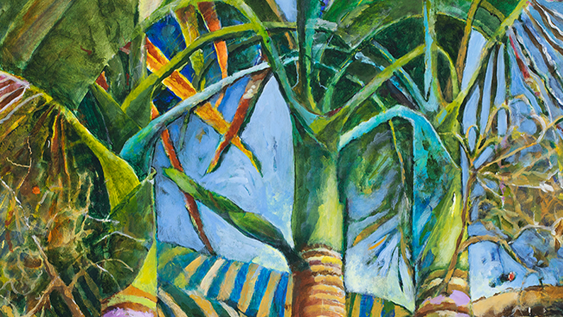 a painting of a tree