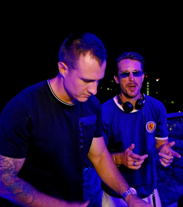 DJs at Pom Pom Rooftop Jardel Mac and Max Kazakov