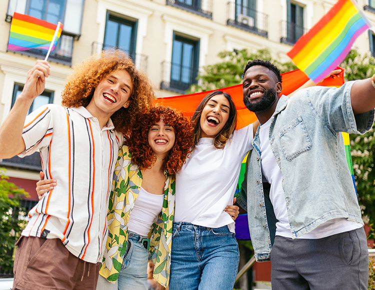 a group of people posing for a photo