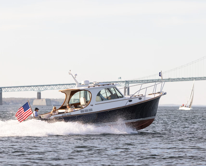 a boat with people on it