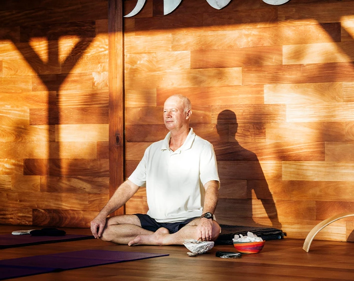 Yoga instructor pierre