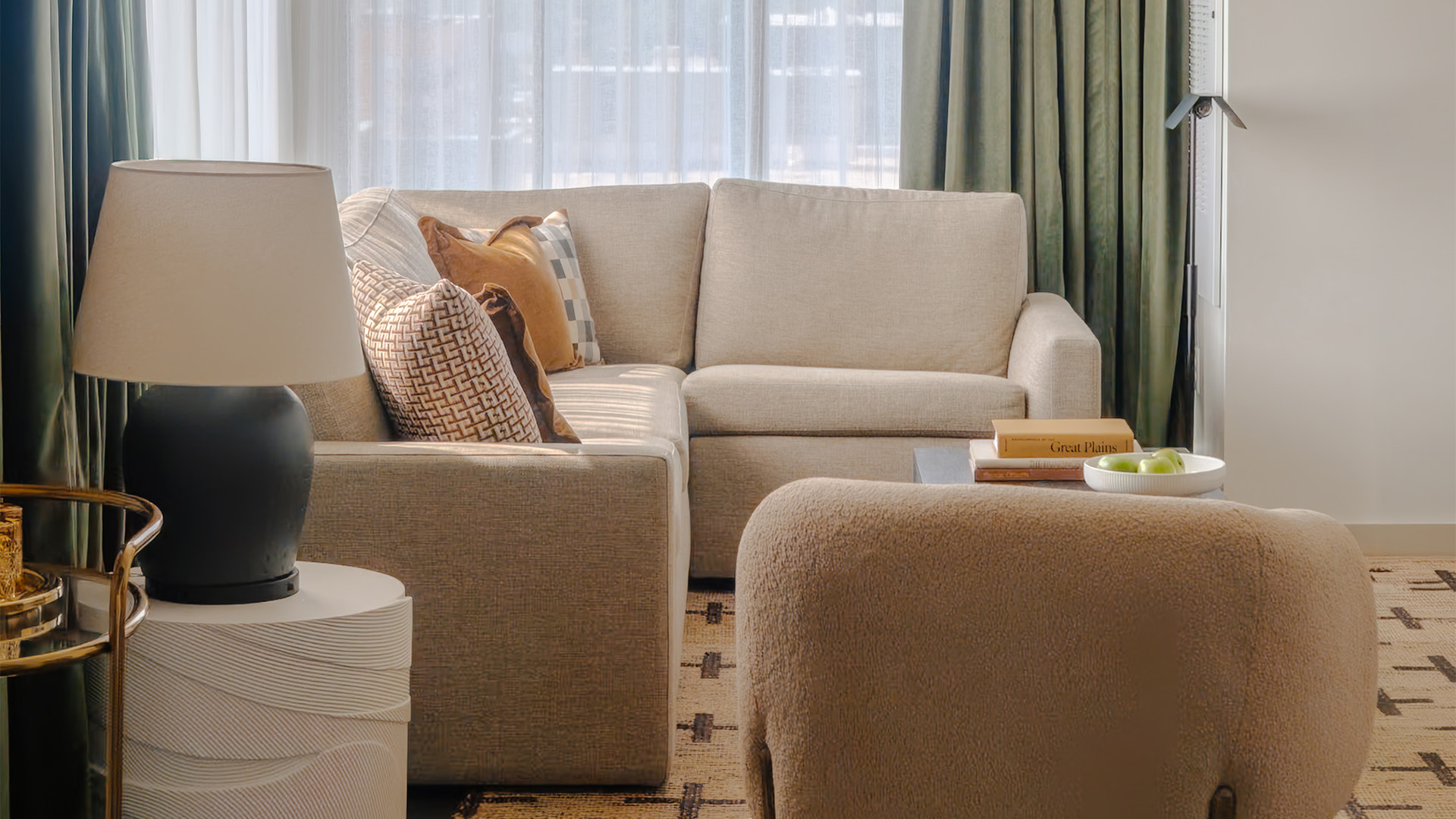 a couch in a room
