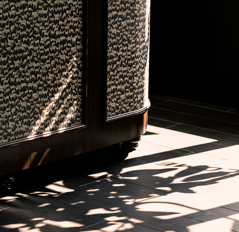 a close up of a furniture