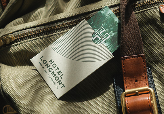 a card in a bag