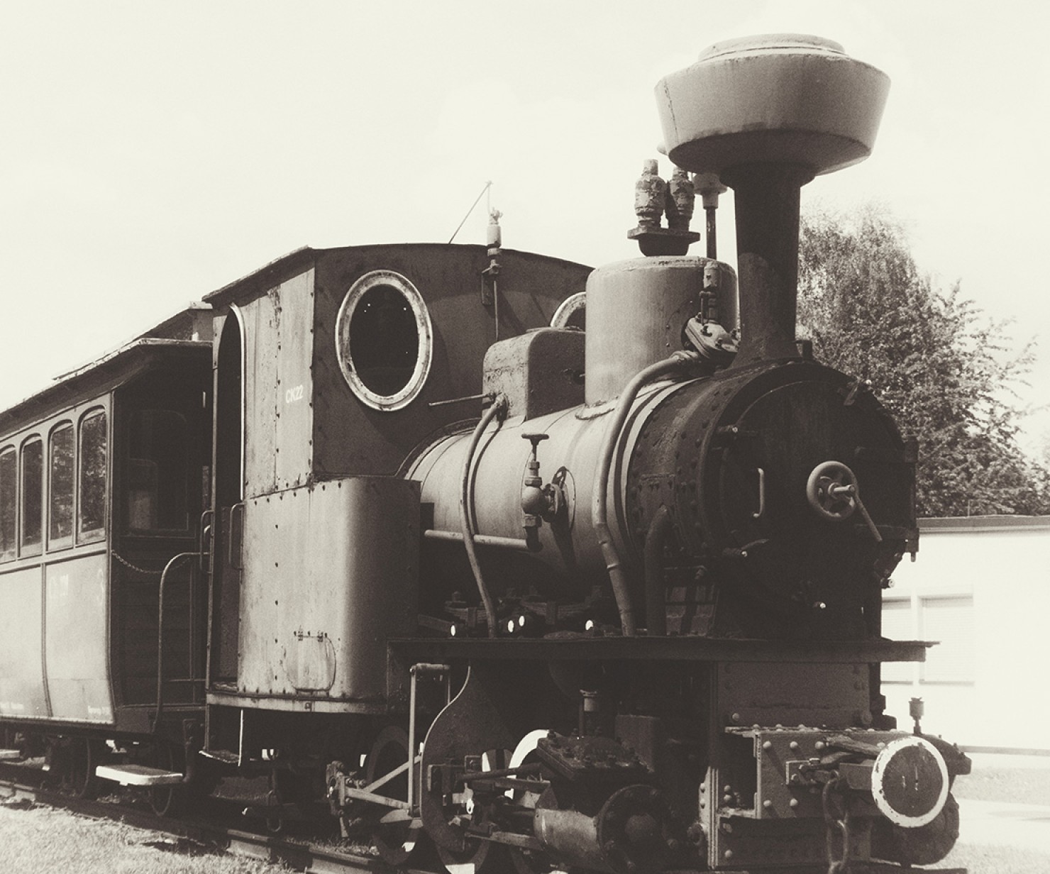 a train on the tracks