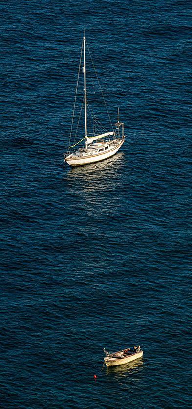 a boat in the water