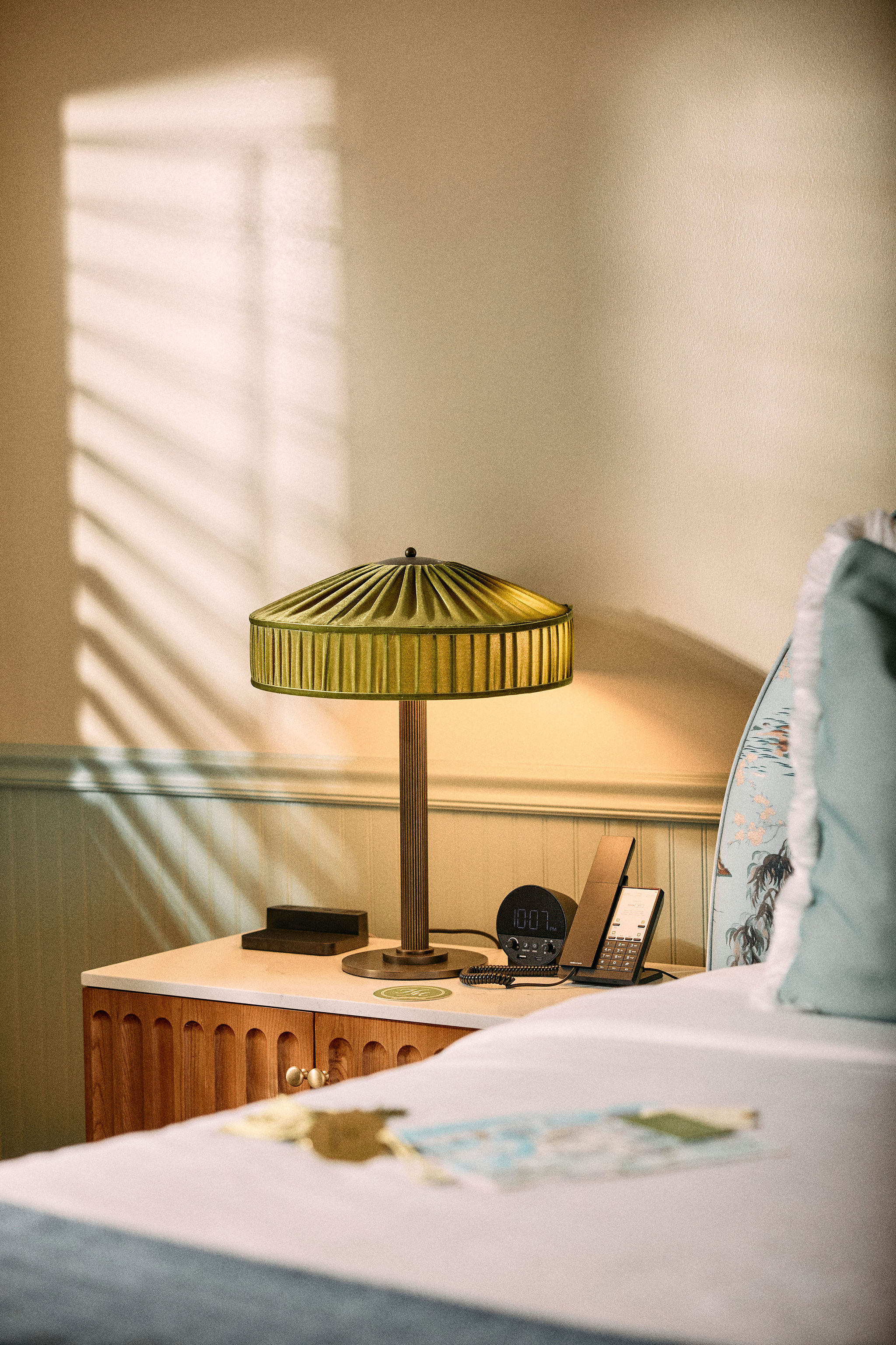 a lamp on a table secondary slider