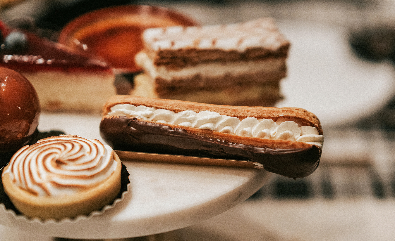 a pastry on a table