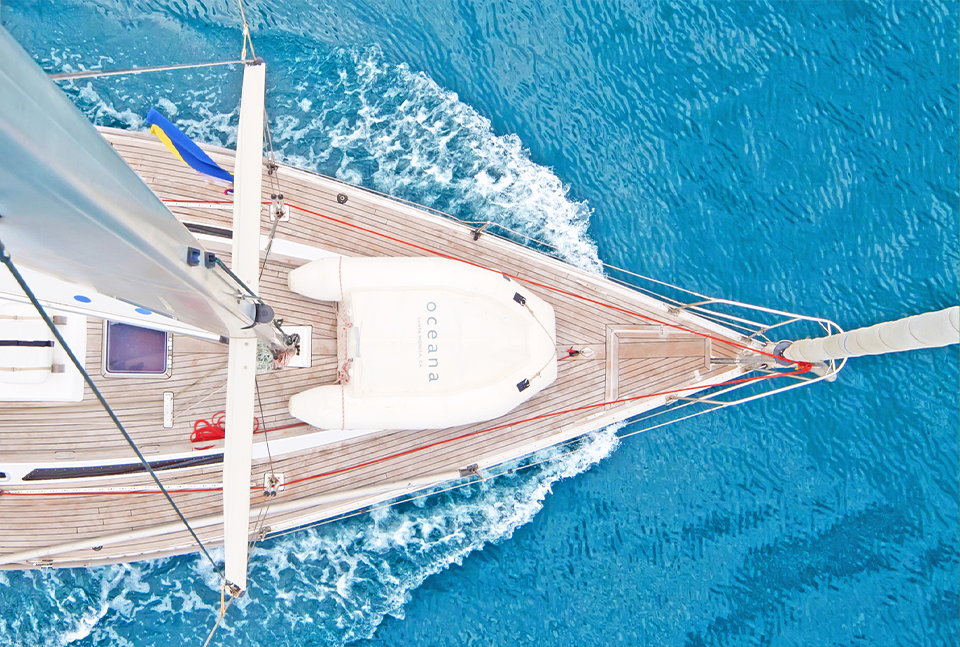 a boat on the water