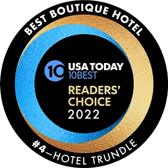 a logo with text on it
