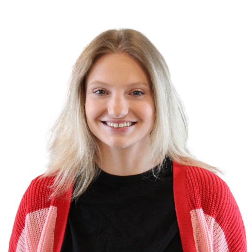 a woman smiling at camera