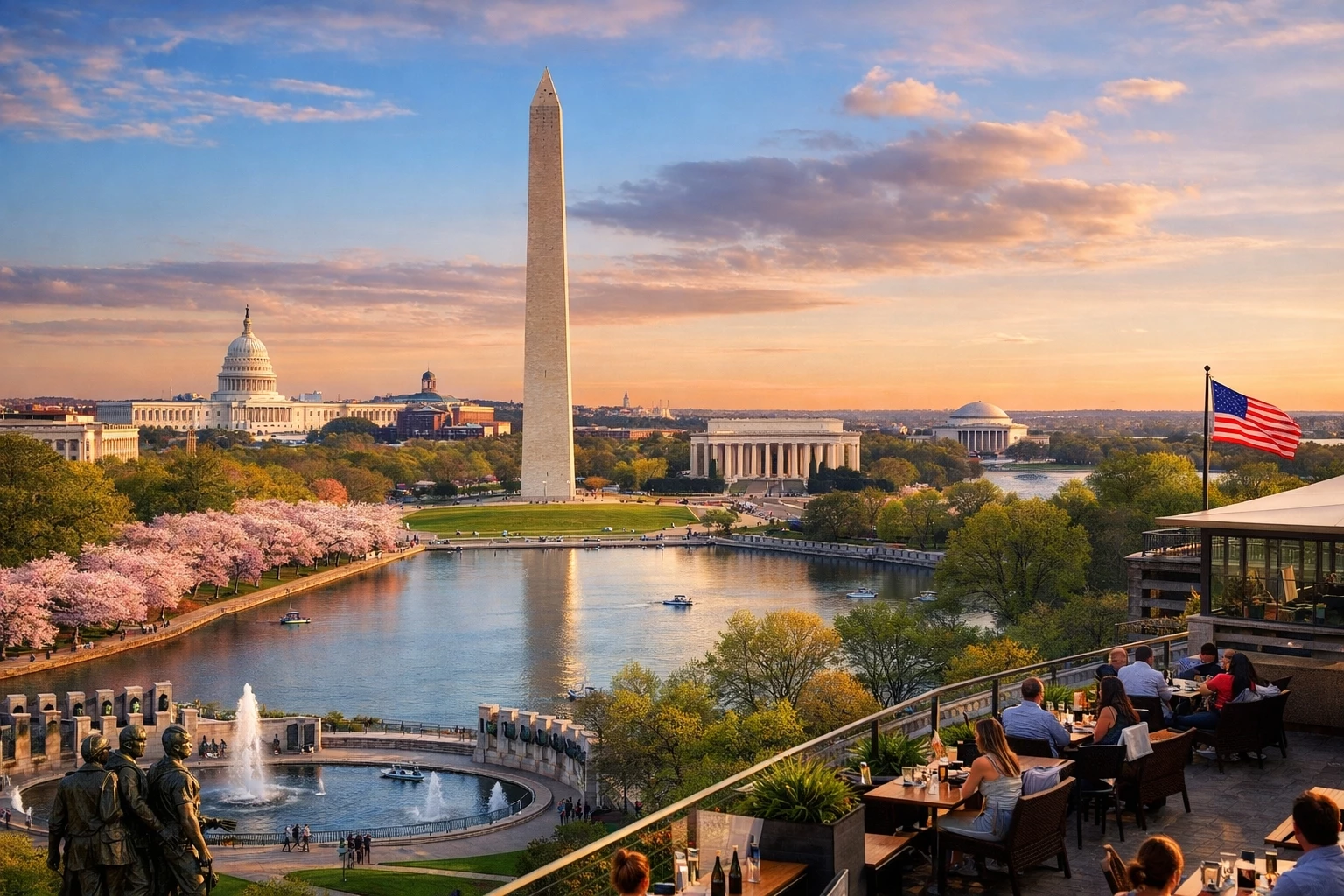 Things to do in Washington DC featuring the National Mall, Washington Monument, and surrounding landmarks