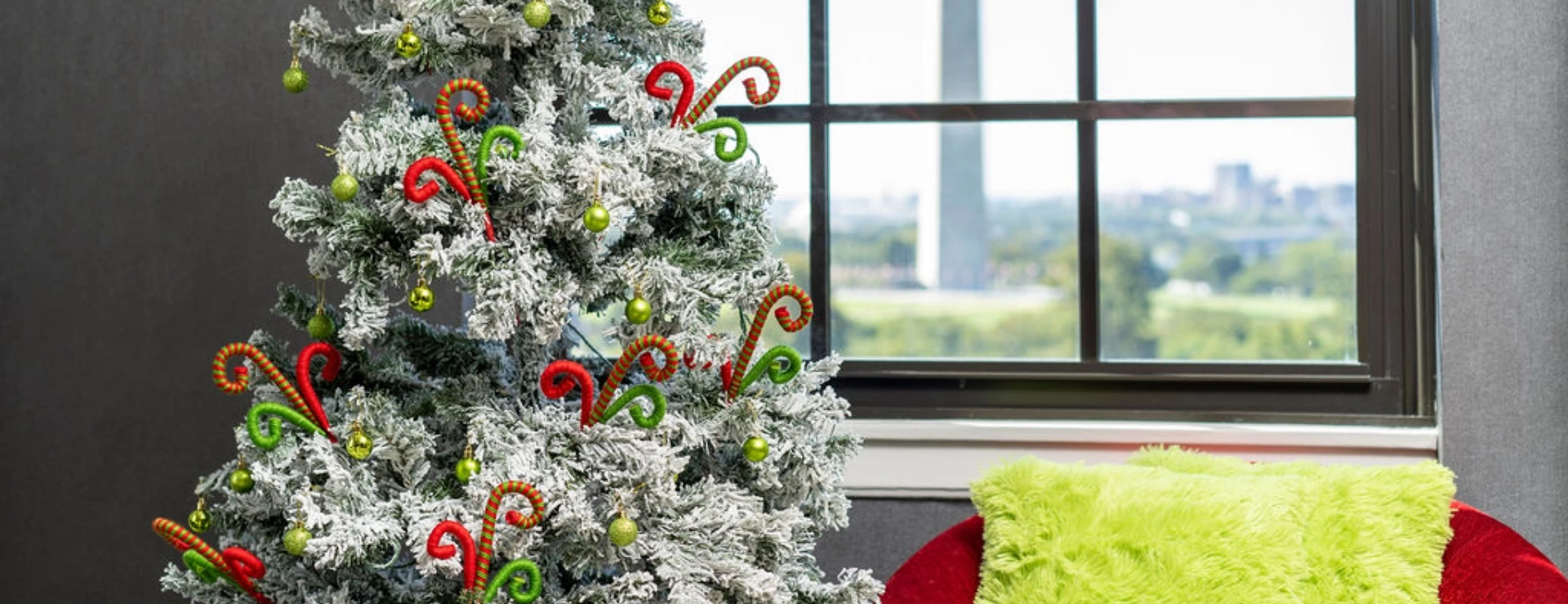 a decorated christmas tree