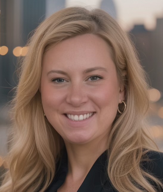 a woman smiling at the camera