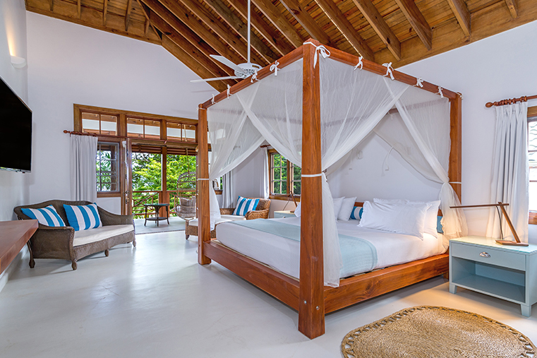 a room with a bed and a couch