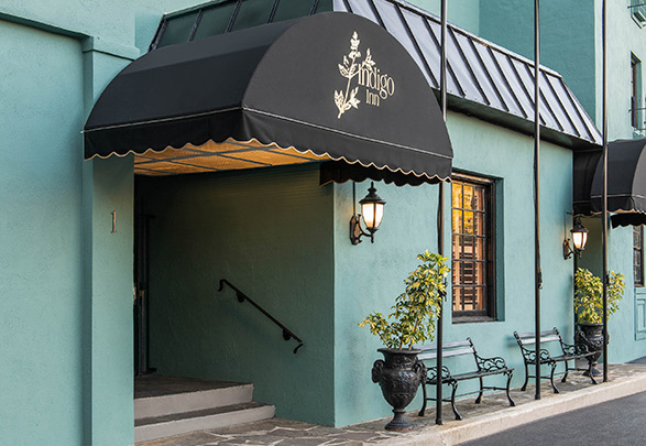 Indigo Inn in a prime location